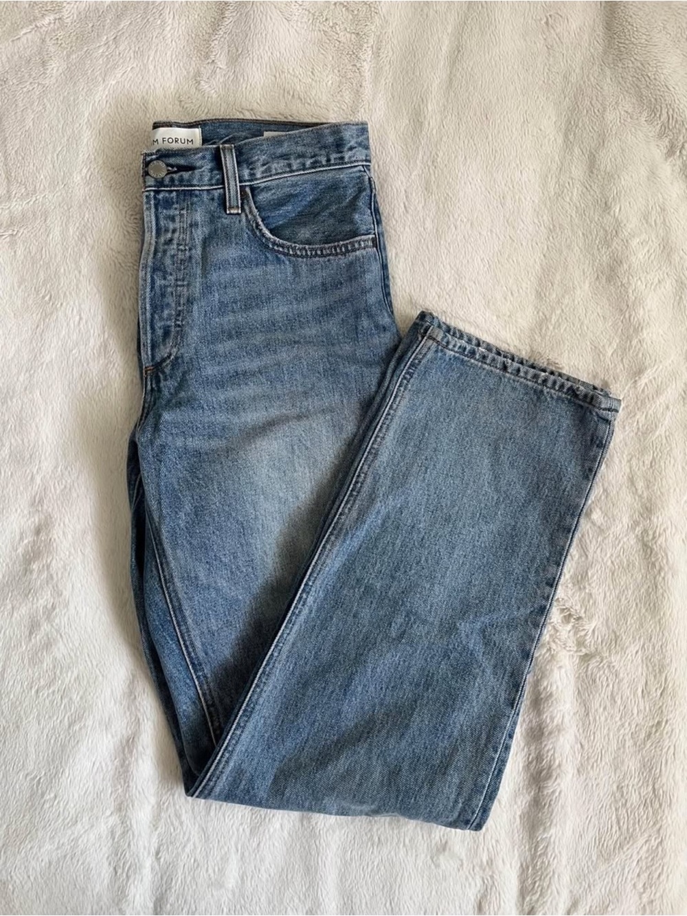 Denim Form Wide Leg mid-rise jeans - Picture 6 of 6